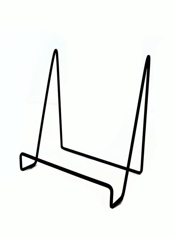 Clearco Artifact Display Easel, Book Easel, Black Metal Plate Holder, Tabletop Picture Stand,(6 inch) - Image 3